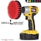 Drill Brush Power Scrubber By Useful Products 5 in W 5 in L Brush, Red 5in-Lim-Red-Short-QC - alternate 4